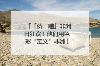 「侨一瞧」非洲日狂欢！他们用色彩“定义”非洲