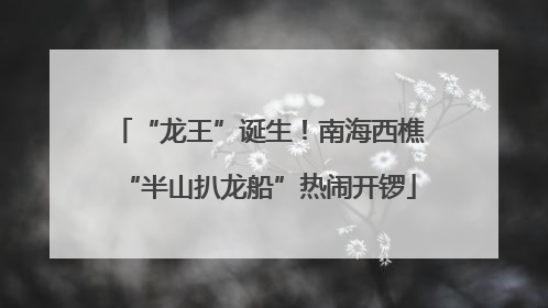 “龙王”诞生！南海西樵“半山扒龙船”热闹开锣