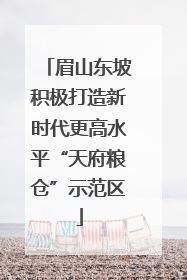 眉山东坡积极打造新时代更高水平“天府粮仓”示范区