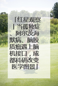 红星观察丨当孤独症、阿尔茨海默病、脑胶质瘤遇上脑机接口，成都科研改变医学图景