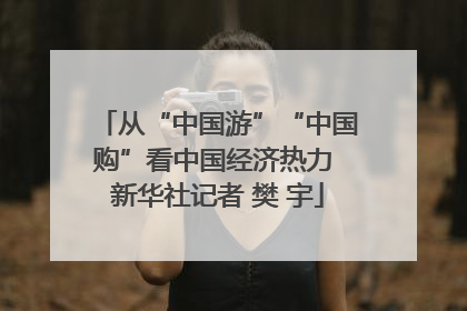 从“中国游”“中国购”看中国经济热力 新华社记者 樊 宇