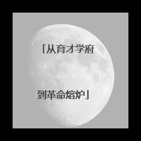 从育才学府到革命熔炉