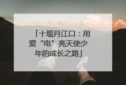 十堰丹江口：用爱“电”亮天使少年的成长之路