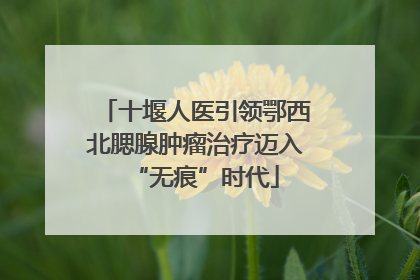 十堰人医引领鄂西北腮腺肿瘤治疗迈入“无痕”时代