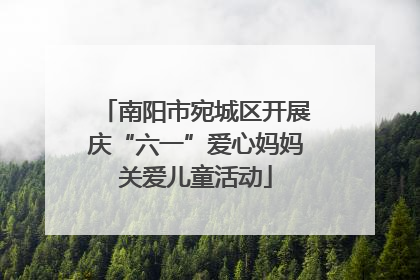南阳市宛城区开展庆“六一”爱心妈妈关爱儿童活动