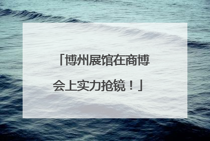 博州展馆在商博会上实力抢镜！