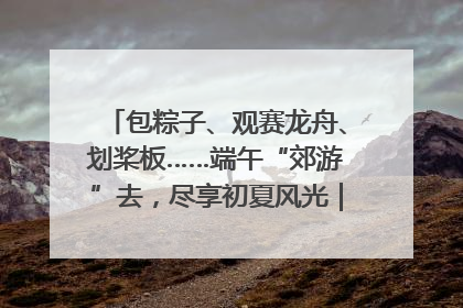 包粽子、观赛龙舟、划桨板……端午“郊游”去，尽享初夏风光｜端午氛围最浓时①
