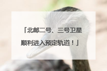 北邮二号、三号卫星顺利进入预定轨道！