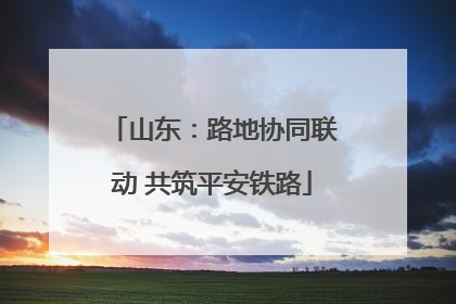 山东：路地协同联动 共筑平安铁路