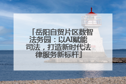 岳阳自贸片区数智法务园：以AI赋能司法，打造新时代法律服务新标杆