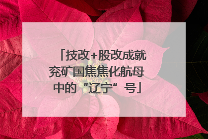 技改+股改成就兖矿国焦焦化航母中的“辽宁”号
