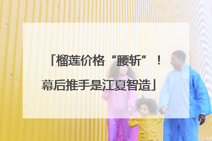 榴莲价格“腰斩”！幕后推手是江夏智造