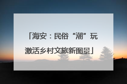 海安：民俗“潮”玩激活乡村文旅新图景