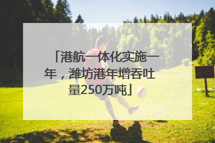 港航一体化实施一年，潍坊港年增吞吐量250万吨