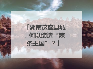 湖南这座县城，何以缔造“辣条王国”？