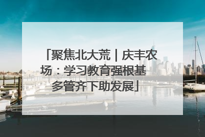 聚焦北大荒｜庆丰农场：学习教育强根基 多管齐下助发展