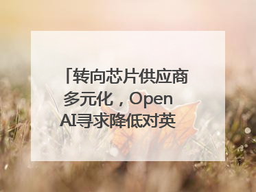 转向芯片供应商多元化，OpenAI寻求降低对英伟达依赖