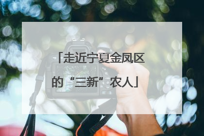 走近宁夏金凤区的“三新”农人