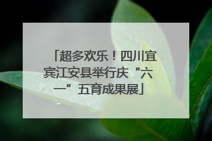 超多欢乐！四川宜宾江安县举行庆“六一”五育成果展