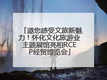 邀您感受文旅新魅力！怀化文化旅游业主题展馆亮相RCEP经贸博览会