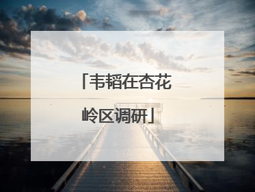 韦韬在杏花岭区调研