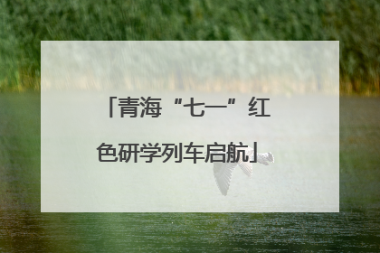 青海“七一”红色研学列车启航