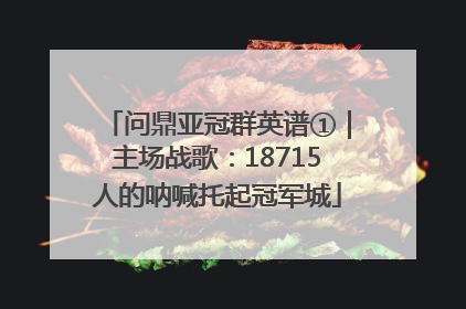 问鼎亚冠群英谱①｜主场战歌：18715人的呐喊托起冠军城