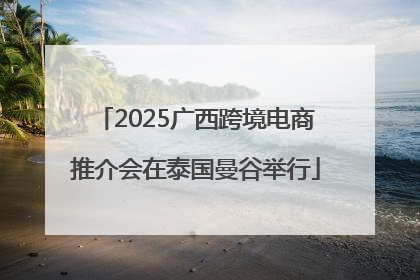 2025广西跨境电商推介会在泰国曼谷举行