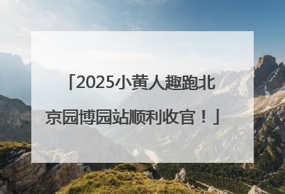 2025小黄人趣跑北京园博园站顺利收官！