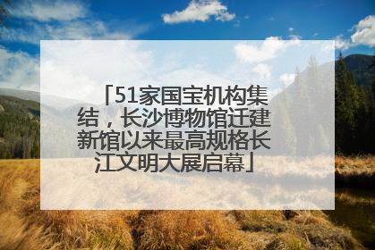 51家国宝机构集结，长沙博物馆迁建新馆以来最高规格长江文明大展启幕