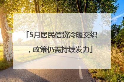 5月居民信贷冷暖交织，政策仍需持续发力