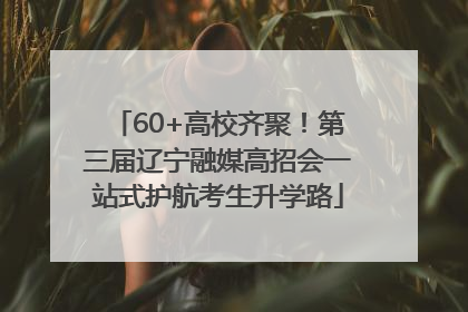 60+高校齐聚！第三届辽宁融媒高招会一站式护航考生升学路